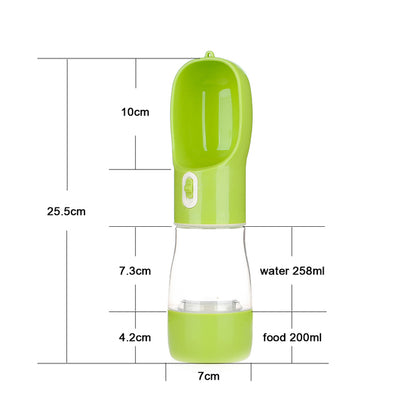 Multifunction Pet Food & Water Bottle