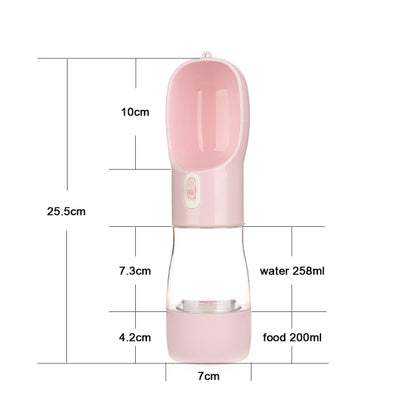 Multifunction Pet Food & Water Bottle