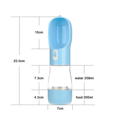 Multifunction Pet Food & Water Bottle