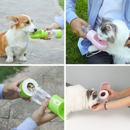 Multifunction Pet Food & Water Bottle